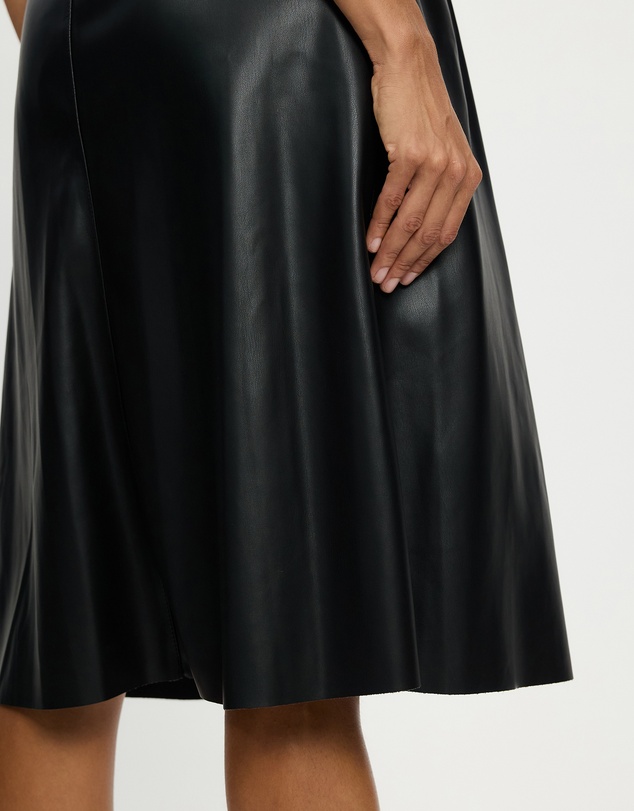 Mossée - Lily A Line Leather Skirt