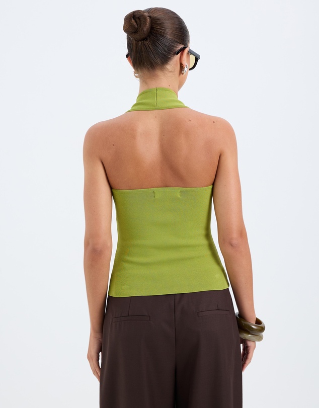 Calli - Jamie Sculpt Knit Halter Top