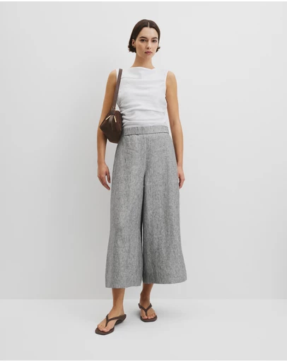 Country Road - Linen Wide Leg Pant
