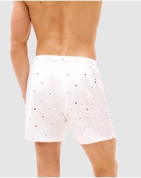 Tommy Hilfiger - Medium Drawstring Critter Swim Shorts