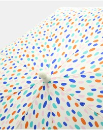 Morgan & Taylor - Kids Spots Umbrella in Multicolour Rainbow Spots