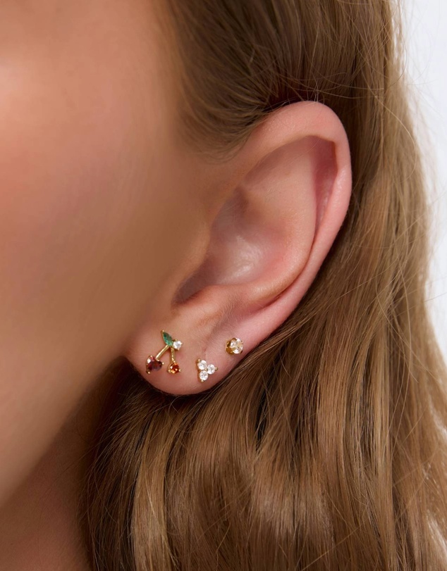 Arms Of Eve - Cherry Bomb Stud Earrings