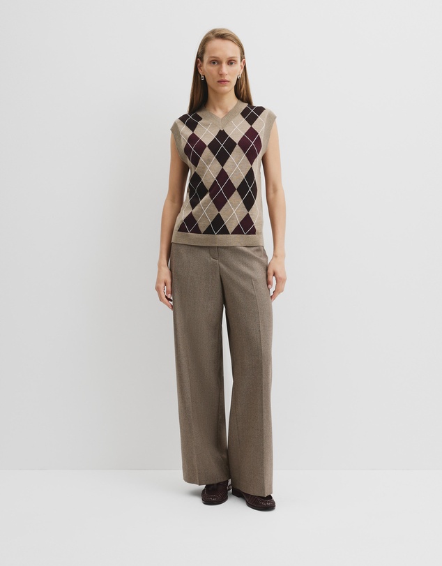 Country Road - Argyle Knit Vest