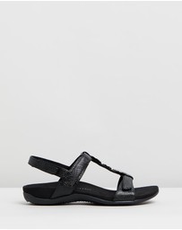 Vionic - Farra Adjustable Sandal - Black Lizard