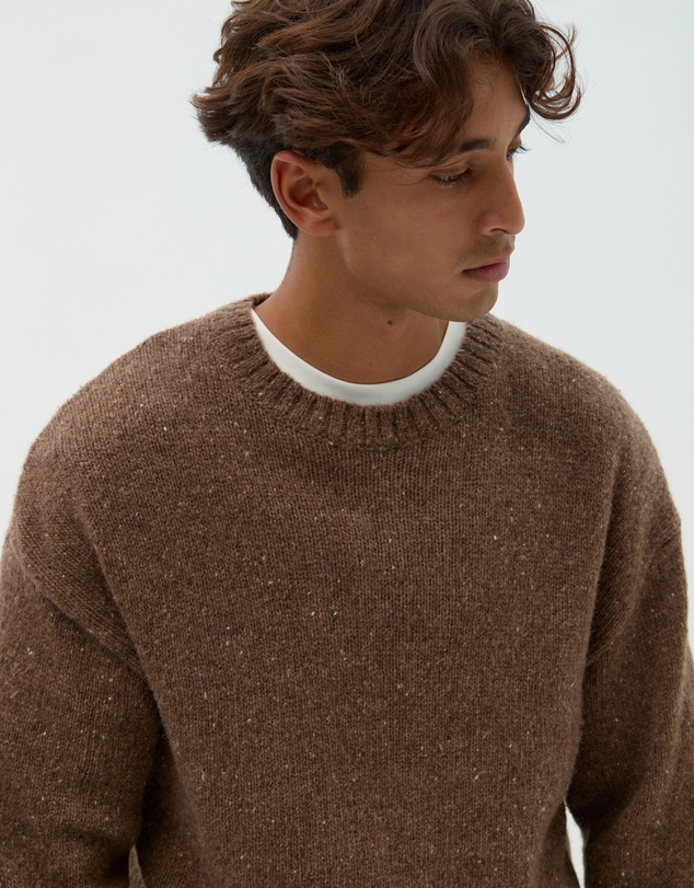 AERE - Wool Blend Relaxed Sweater