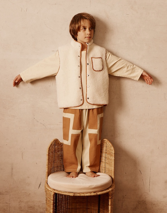 Alfred - Cecil Shearling Vest | Natural