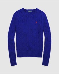 Polo Ralph Lauren - Cable-Knit Cotton Crewneck Sweater - ICONIC EXCLUSIVE