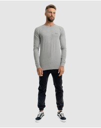 DVNT - Drop Mono Embroidery Long Sleeve Tee