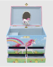 Pink Poppy - Stardust Unicorn Medium Musical Jewellery Box