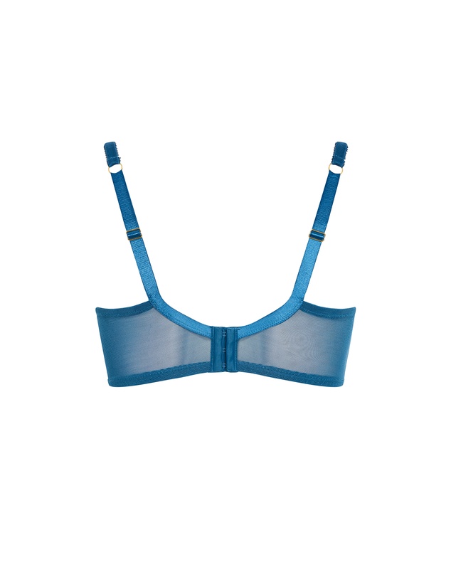 City Chic - Plus size Ingrid Contour Longline Bra - teal