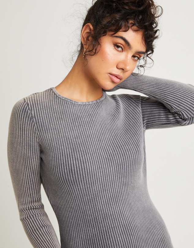 Insight - Acid Rave Rib Knit Dress