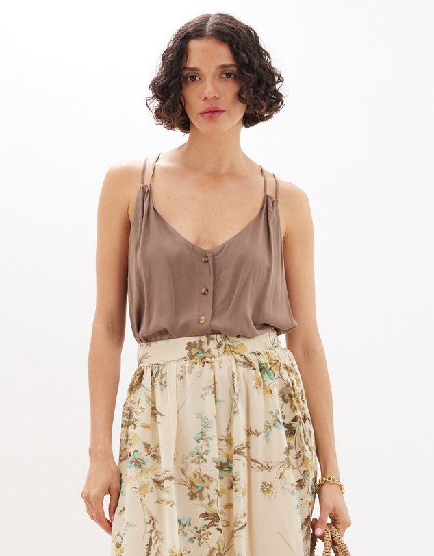 Amelius - Amira Buttoned Tank Top