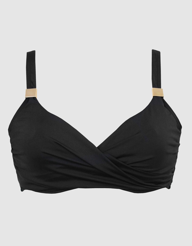 Miraclesuit Swimwear  - Surplice Supportive Underwired Full Bust Bikini Top