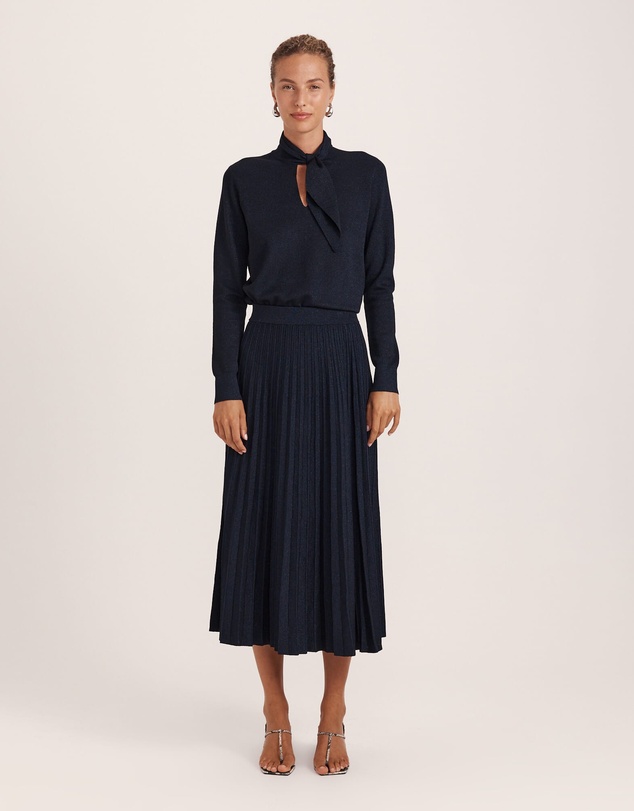 SABA - Mariya Sparkling Knit Skirt