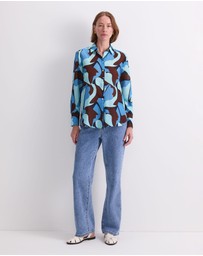 Sportscraft - Wave Print Long Sleeve Shirt