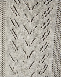Politix - Pointelle Panelled Trophy Neck Knit