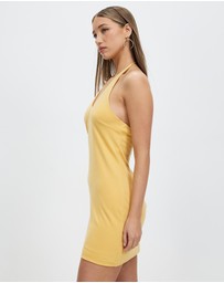 Third Form - Mode Halter Mini Dress