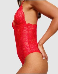 Ann Summers - Diamond Heart Crotchless Bodysuit