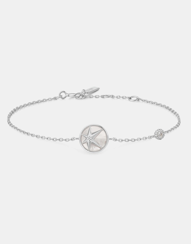 Ania Haie - Ania Haie Silver Star Mother-of-Pearl Bracelet