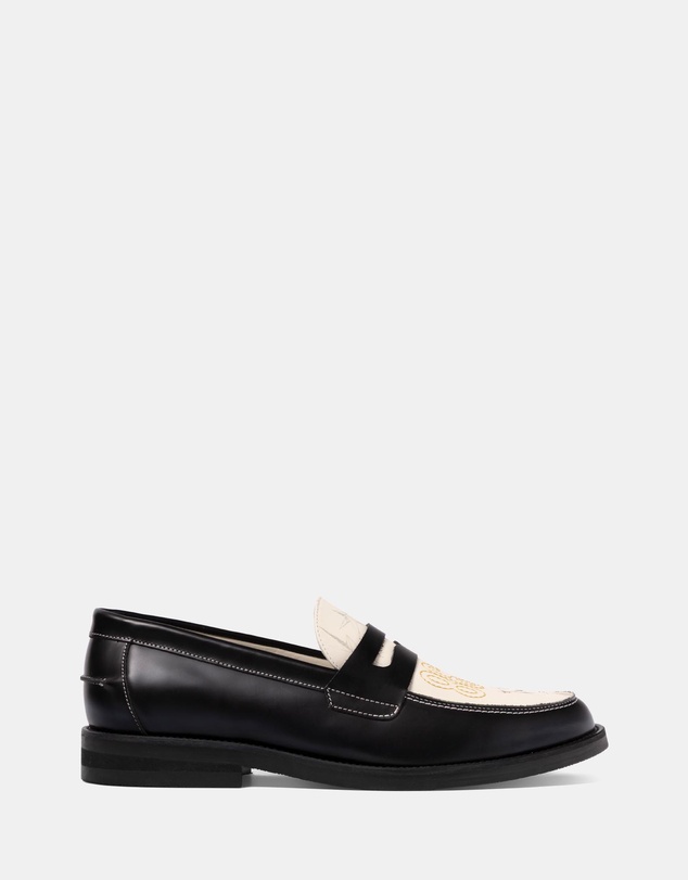 Duke + Dexter - Wilde Midnight Chateau Sketch Penny Loafers