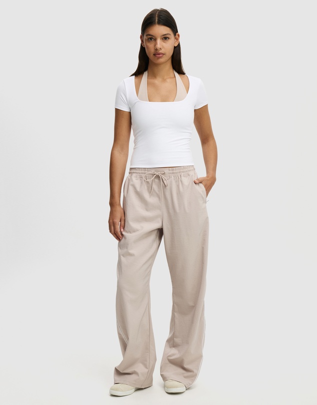 Cotton On Body Active - Ultra Soft Square Neck Fitted T-Shirt