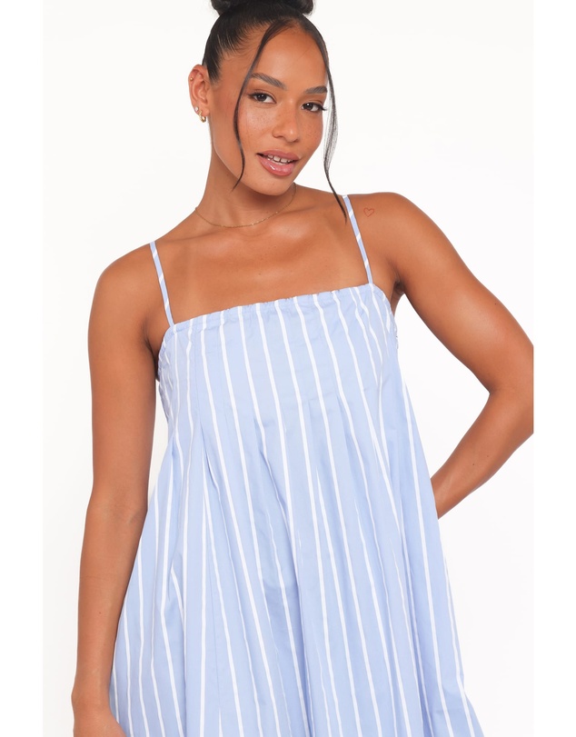 Petal & Pup - Arletta Maxi Dress - Blue Stripe
