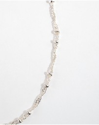 Lovisa - Silver Plated Ball & Twist Necklace