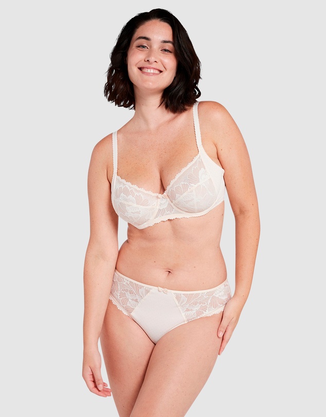 Sans Complexe - Capucine Wired Two-Tone Lace Bra