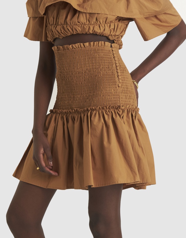 Zerafima - Matilda Shirred Skirt