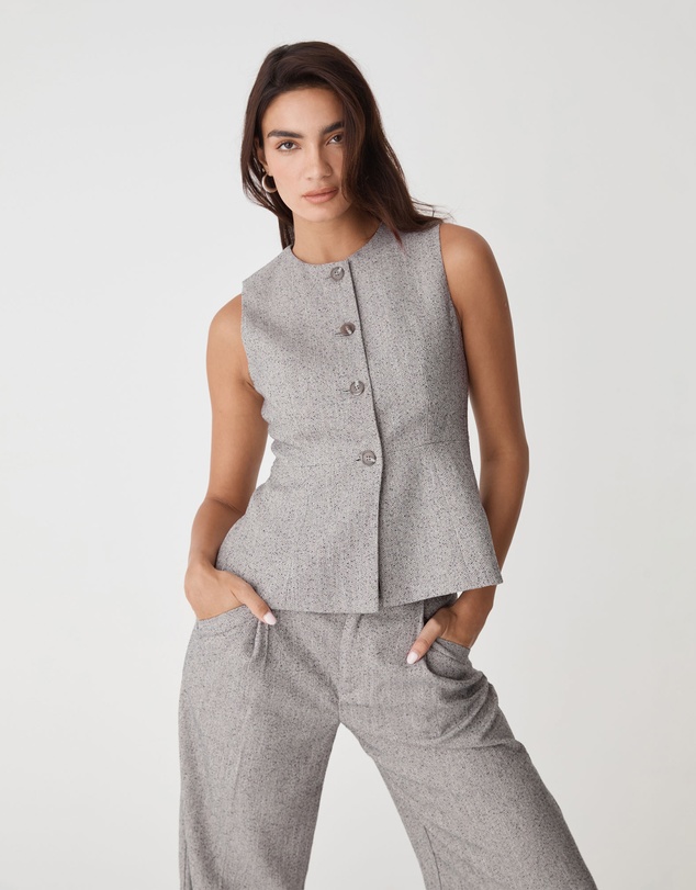 Forcast - Nevada Herringbone Vest