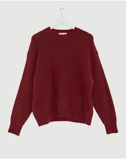 Revibe - Repaired Assembly Label Francis Rib Knit Jumper - AU M