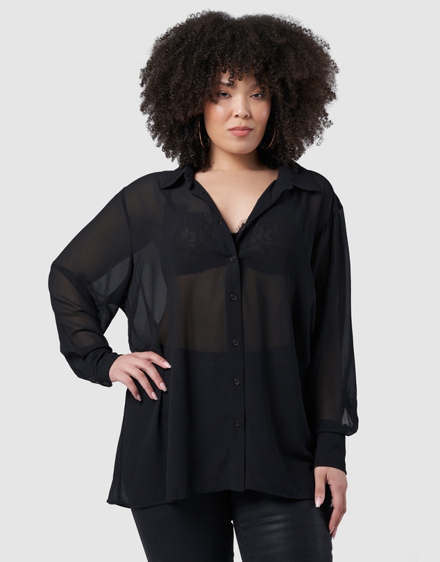 Sunday In The City - Vixen Sheer Shirt