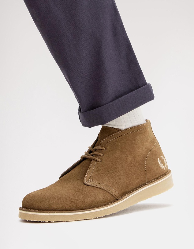Fred Perry - Hawley Suede Low Cut Boots - Unisex