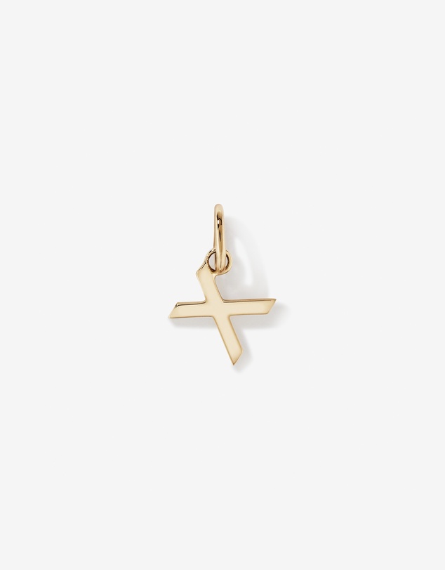 Michael Hill - Letter X Initial Pendant in 10kt Yellow Gold