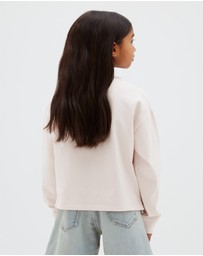 Calvin Klein Jeans - Girls Rugby Monologo Longsleeve Polo