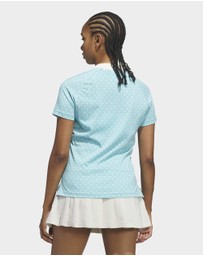 adidas Originals - Originals All Over Trefoil Polo Shirt Womens