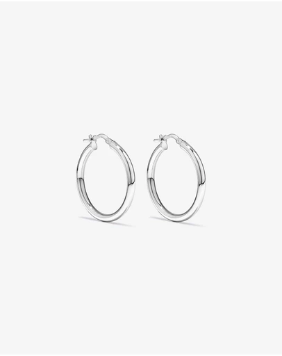 Michael Hill - 20mm Round Hoop Earrings in Sterling Silver