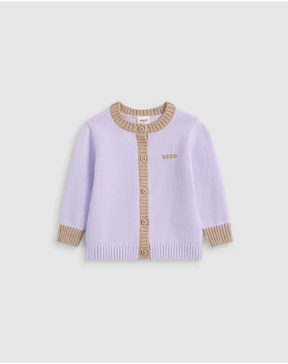 Seed Heritage - Colourblock Knit Cardigan