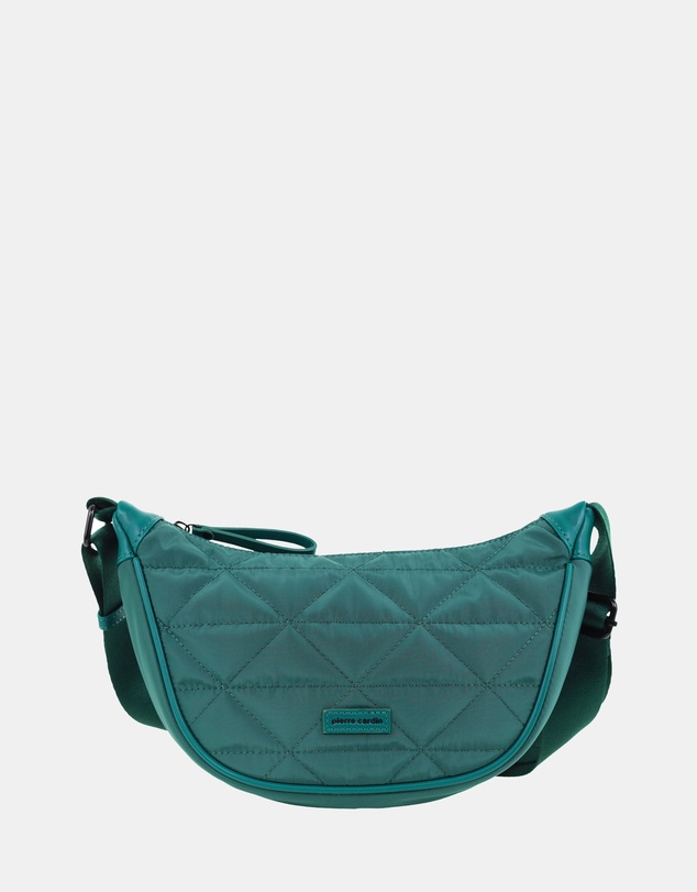 Pierre Cardin - Pierre Cardin Ladies Nylon Crescent Cross-Body Bag