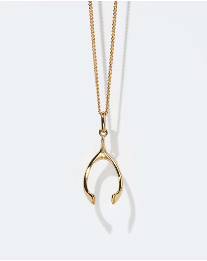 Meadowlark - Wishbone Charm Necklace