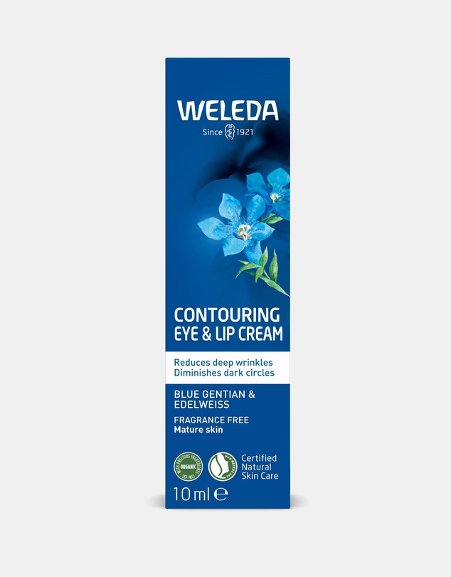 Weleda - Contouring Eye & Lip Cream - Blue Gentian & Edelweiss, 10ml