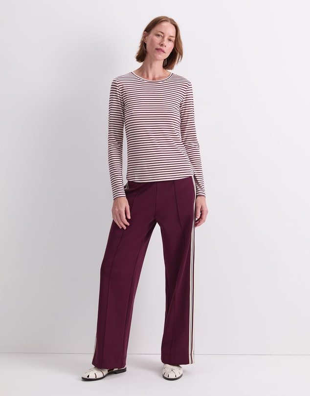 Sportscraft - Stripe Lurex Long Sleeve Magic Tee