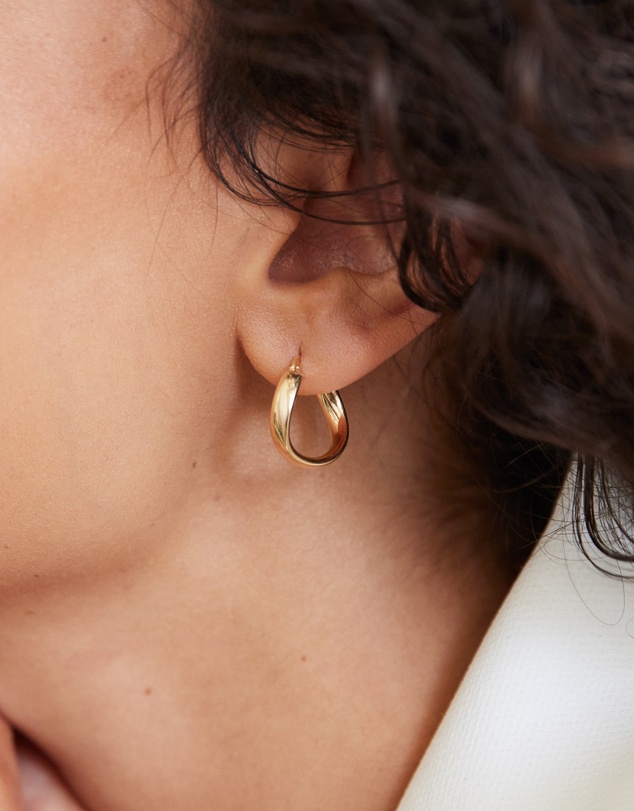 Najo - Eddy Yellow Gold Hoop