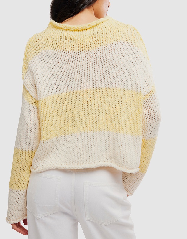 Free People - Opal Rugby Stripe Sweater