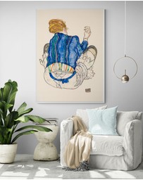Inka Arthouse - Seated Woman by Egon Schiele Art Print