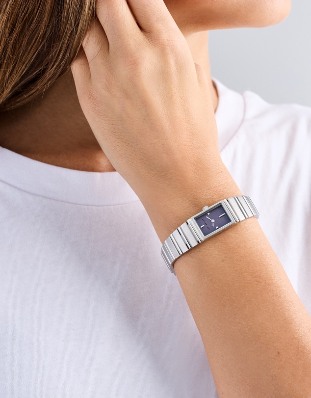 Ted Baker - Lileey Light Blue 27mm Silver-Tone Bracelet Watch