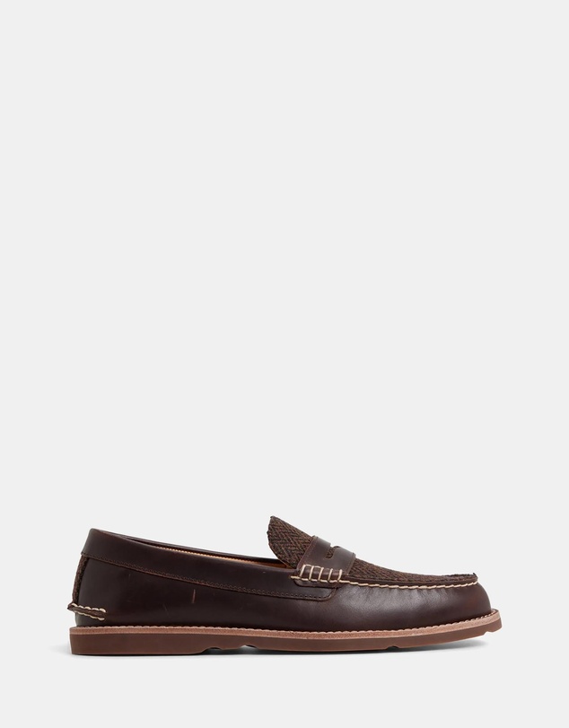 Sperry - Ripple Penny Leather Herringbone - Men's