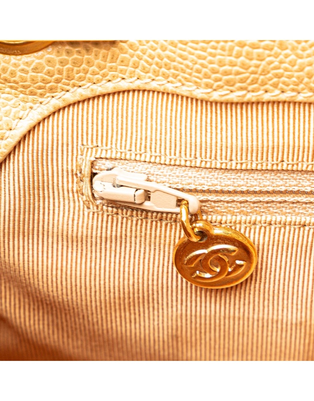 Pre-Loved by Azura Reborn - Pre-Loved Caviar Logo Chain Shoulder Bag