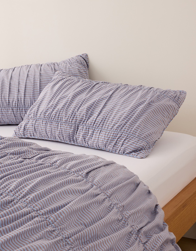 Sheet Society - Sofia Ruched Cotton Quilt Cover Set