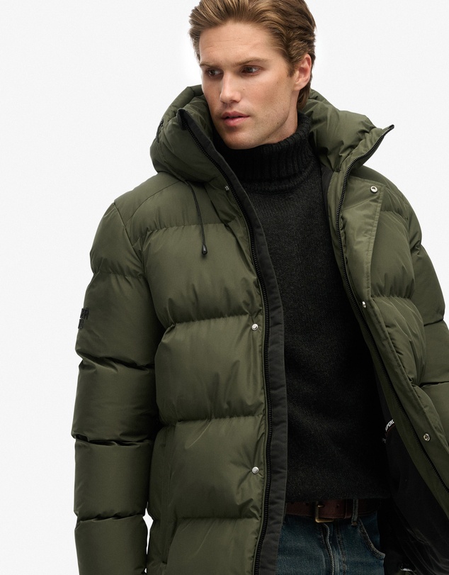 Superdry - Hooded 5 Baffle Sports Puffer